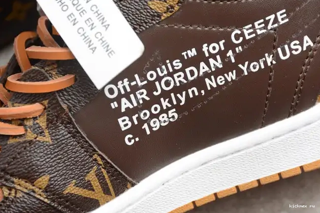 Cheap Kickmax Off-Louis AJ1 AQ0818-158 1 x Air OW Jordan 0510